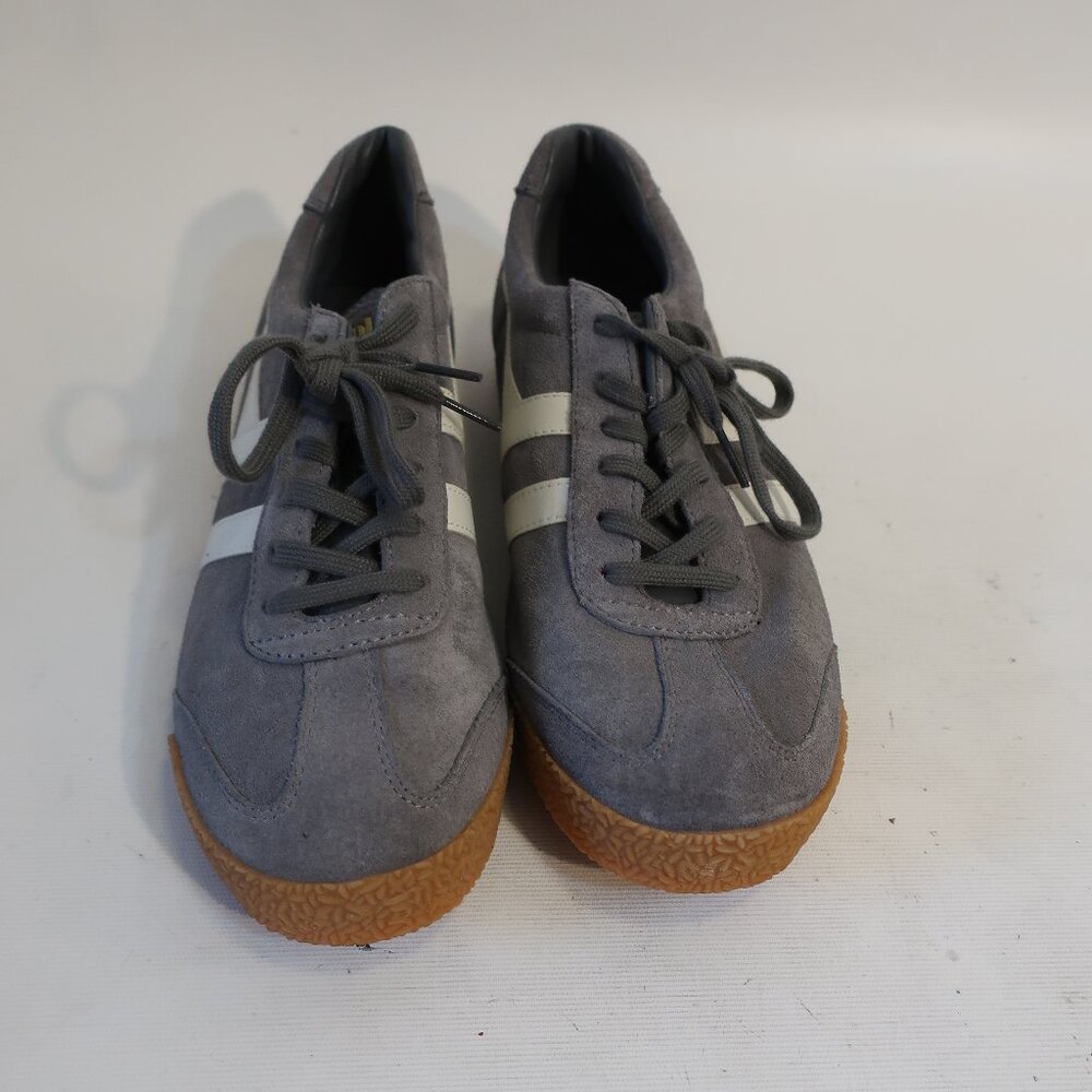 Gola Gray Suede Sneakers with Gum Sole
